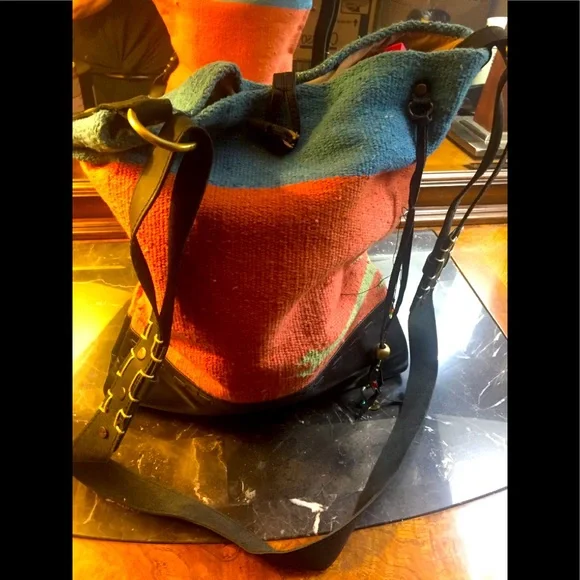 NWOT Raj‎ LA Hobo Backpack Bohemian Colorful Boho Backpack for Adventures | Bohemian, Hippie  main image 4